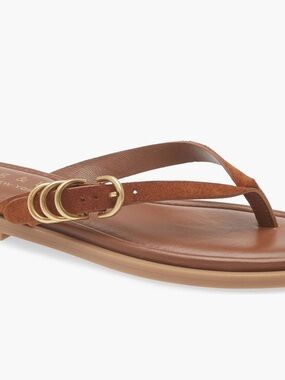 NIB; opened but not removed 
rag & bone
Gia Flip Flop
Size 7
Color-umber suede